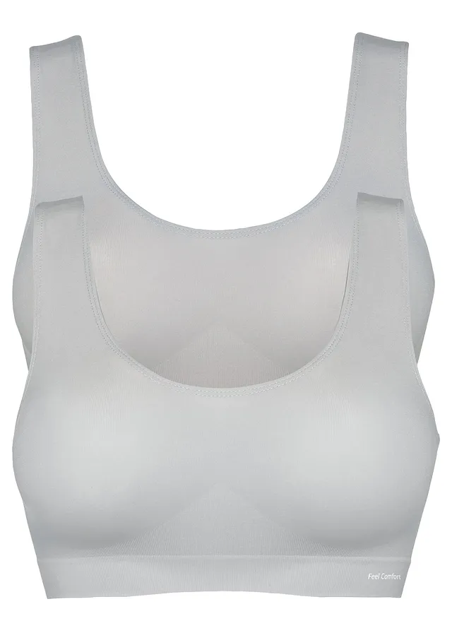 Bustier Feel Comfort, fără cusături (2buc.)