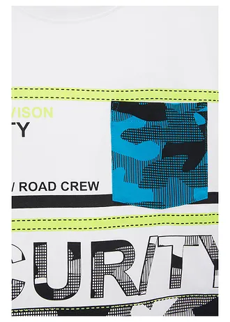 Jongens shirt en korte broek (2-dlg. set) • turkoois-wit met print • bonprix online shop