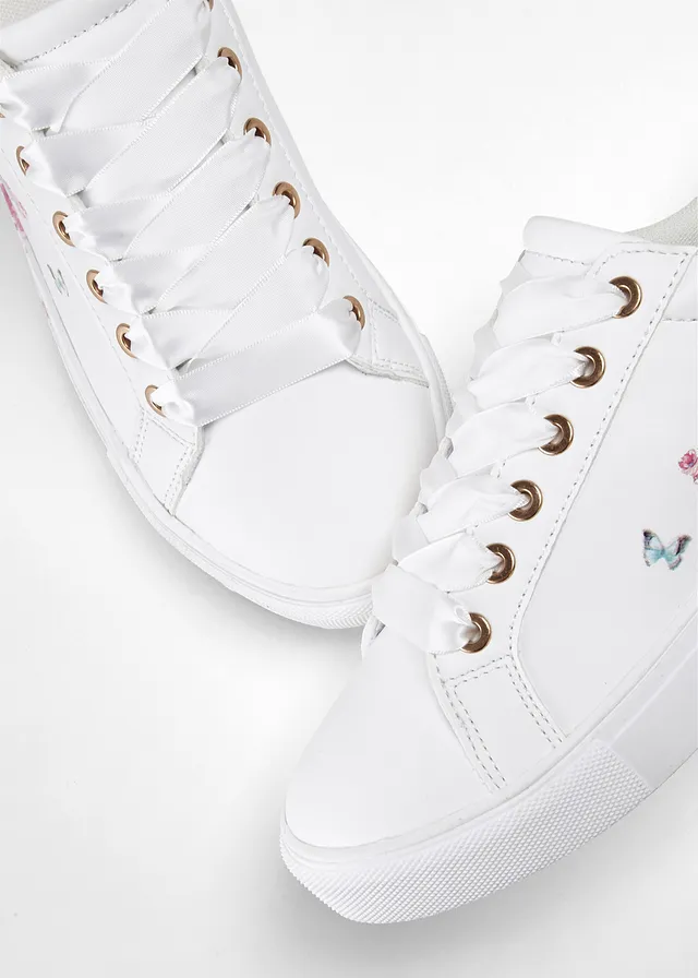 Sneakers met bloemenprint • wit gebloemd • product-page.page-title-suffix