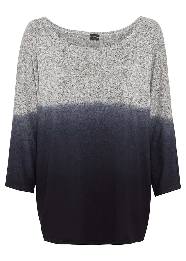 Oversize-tričko s farebným prelivom