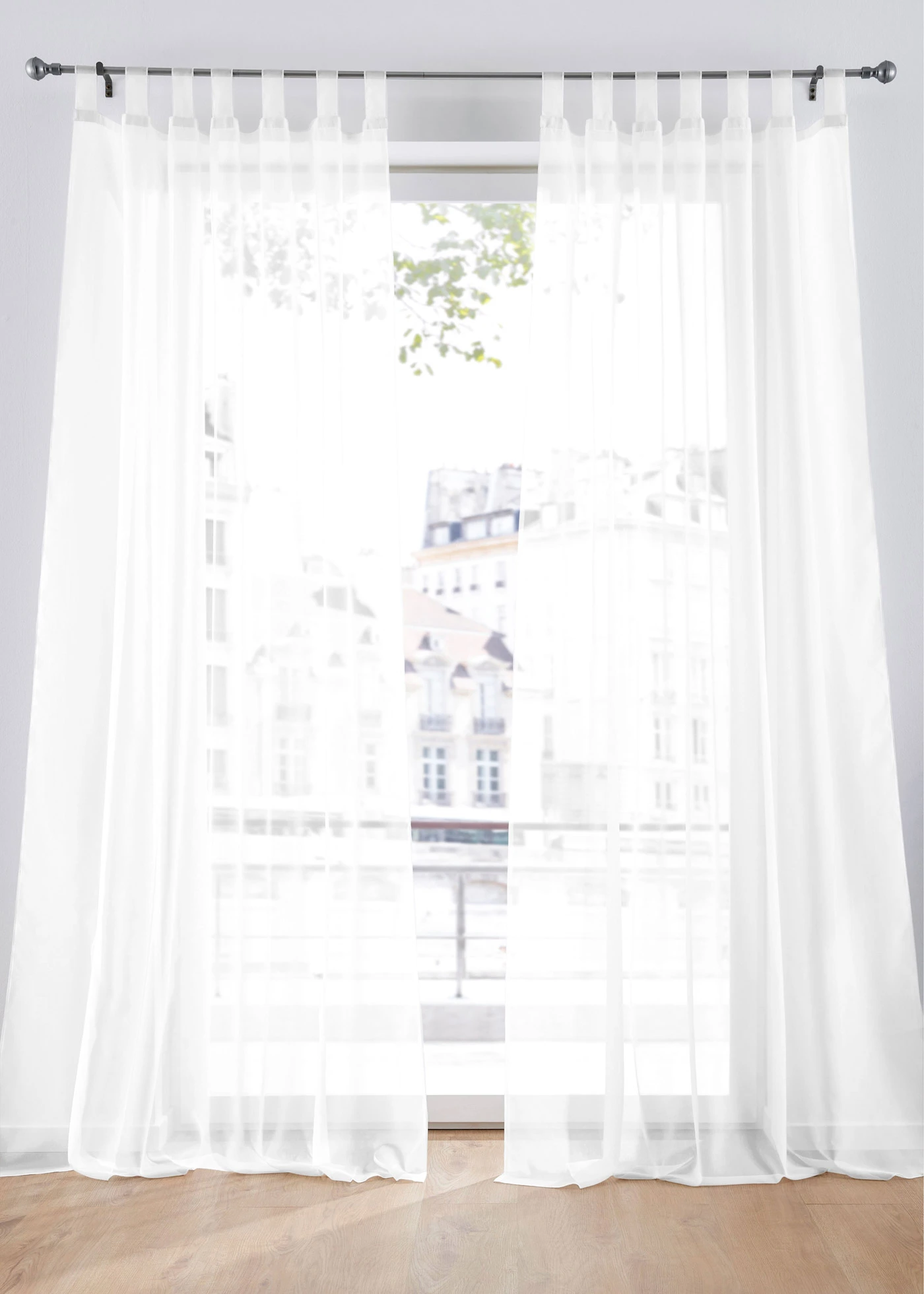 Lot de 2 voilages légers • blanc • Boutique bonprix