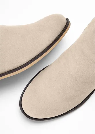 Kotníčková obuv Chelsea • béžová • bonprix obchod