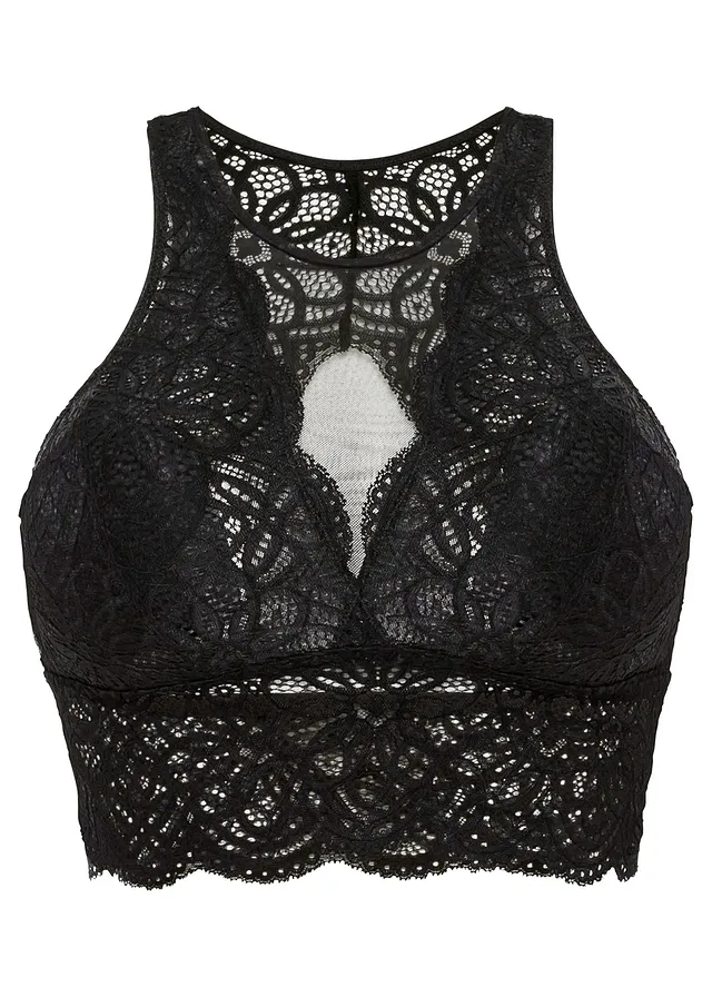 Bralette zonder beugels • zwart • bonprix online shop