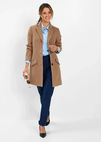 Manteau blazer, Couleur: marron moka 