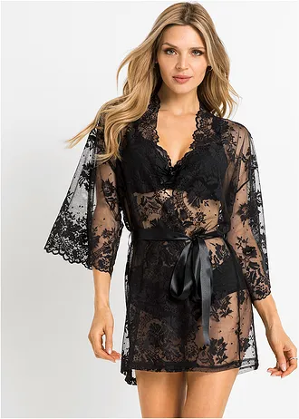 Kimono • zwart • bonprix online shop