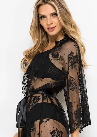 Kimono • zwart • bonprix online shop