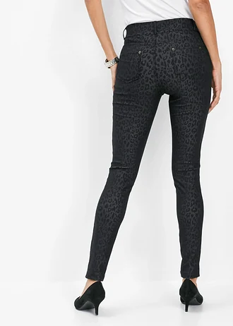 Legging effet denim • gris-noir léopard • Boutique bonprix