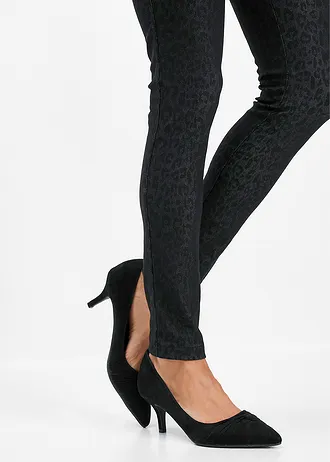 Legging effet denim • gris-noir léopard • Boutique bonprix