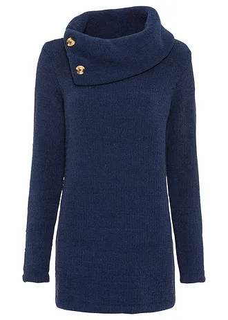 Pull long, Couleur: bleu foncé