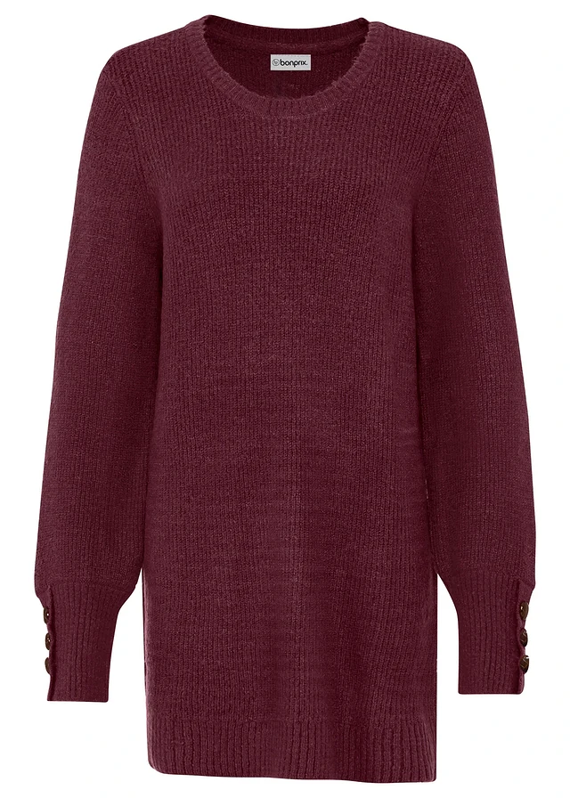Pull long à boutons