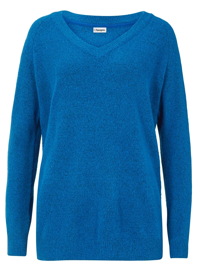 Pull en maille col V, Oversized Fit