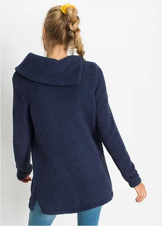 Pull long, Couleur: bleu foncé