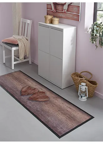Paillasson motif cœur • marron • Boutique bonprix