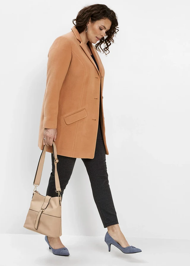 Manteau blazer, Couleur: marron moka 