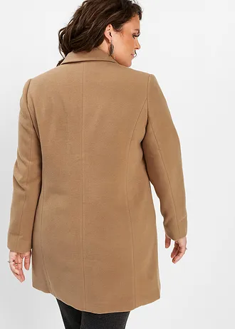 Blézer fazonú kabát, szín: mokkabarna