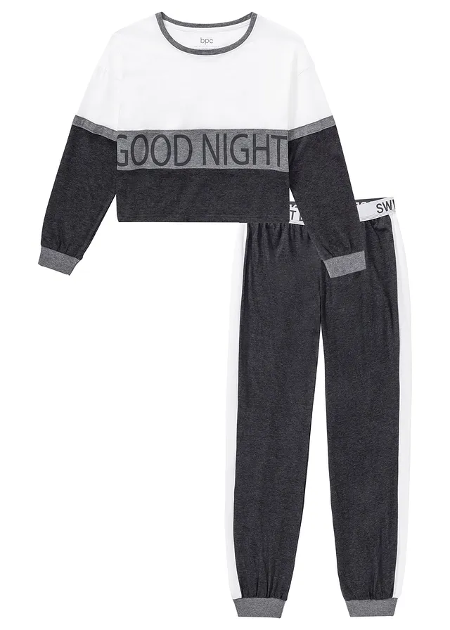 Pijama trendy cu buză scurtă