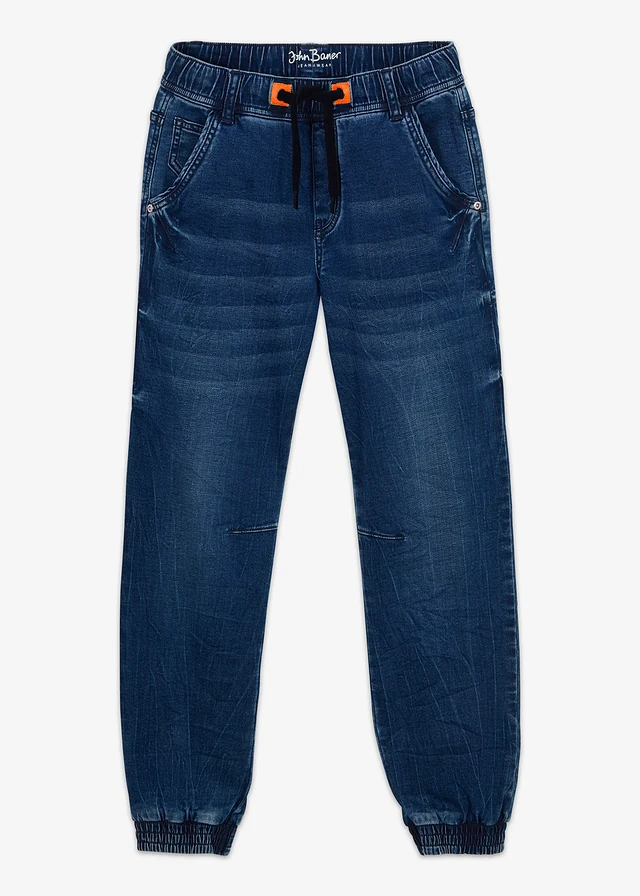 Jogging jeans, regular fit, tapered