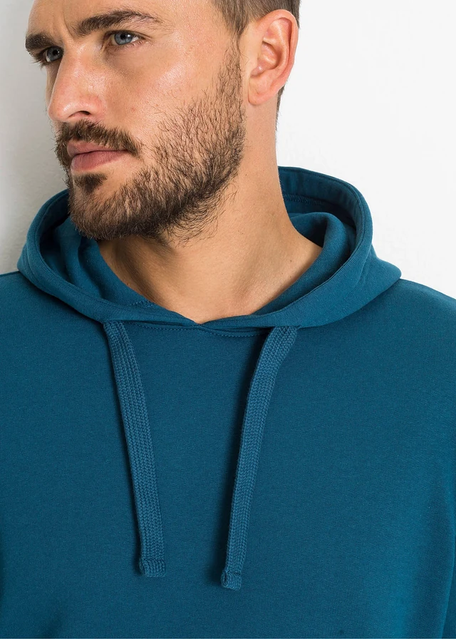 Sweat à capuche regular • pétrole • product-page.page-title-suffix