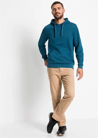 Bluza z kapturem, regular fit • niebieskozielony • sklep bonprix
