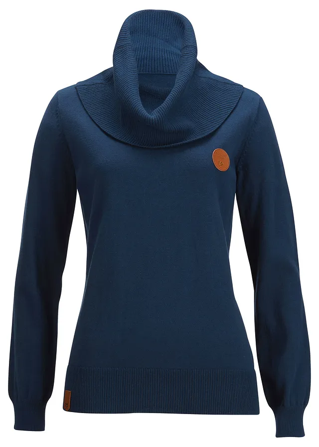 Pulover subţire cu guler larg