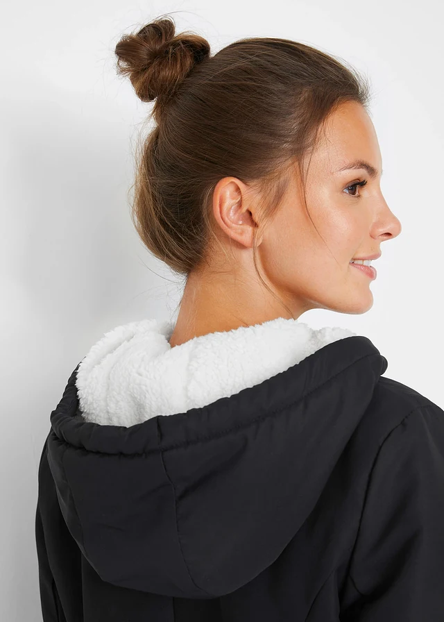 Jas met teddy, gevoerd • zwart • product-page.page-title-suffix