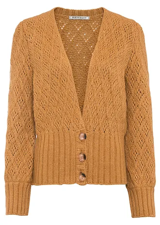 Vest met brede boorden • donkergeel • bonprix online shop