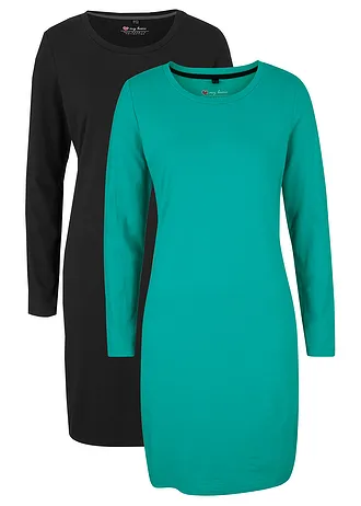 Lot de 2 robes près du corps en jersey