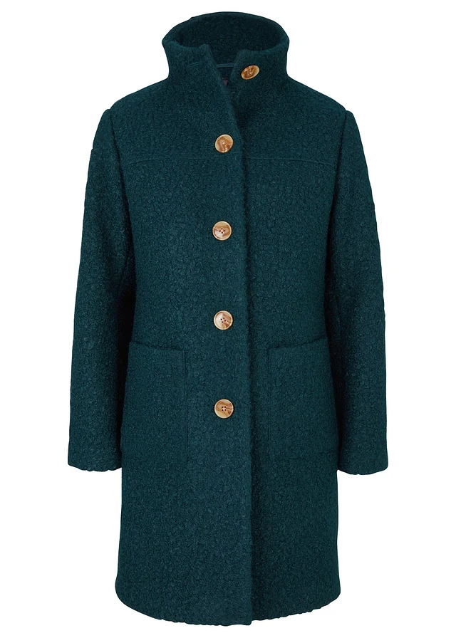 Manteau en bouclé avec poches