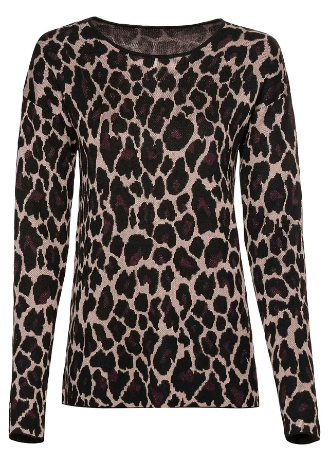 Pulover cu model jacquard