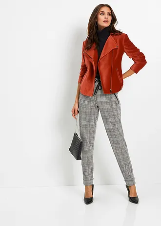 Pantaloni glencheck fără încheiere • gri fumuriu cadrilat • magazin bonprix