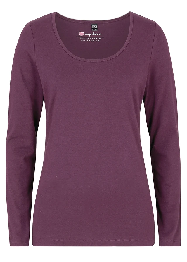 Longsleeve met ronde hals