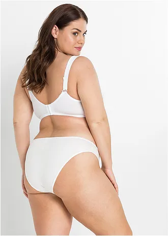 Podprsenka bez kostíc (2 ks) bio bavlna, farba: 2x biela