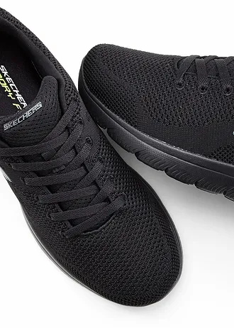 Pohodlné tenisky značky Skechers s paměťovou pěnou, barva: černá