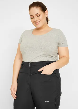 Termo kalhoty, nepromokavé • černá plus size • bonprix obchod