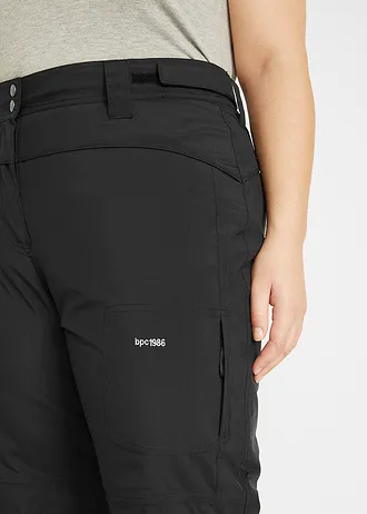 Termo kalhoty, nepromokavé • černá plus size • bonprix obchod
