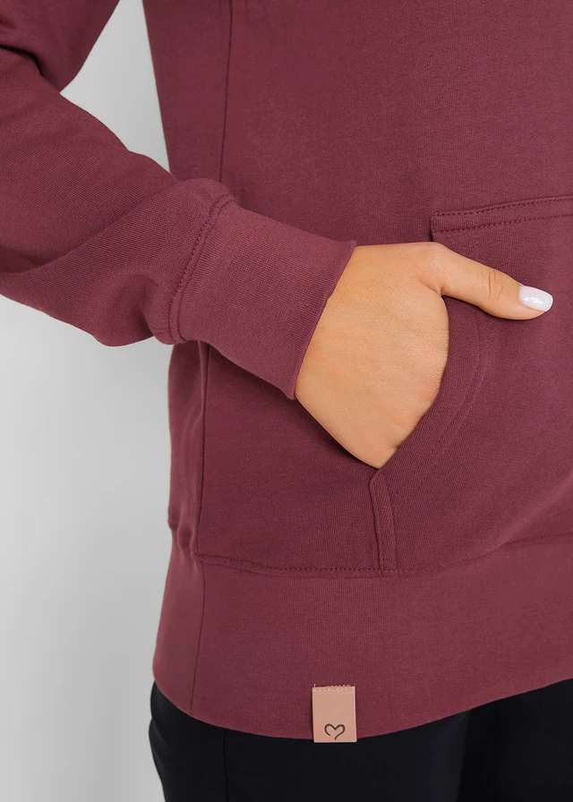 Sweatvest met capuchon • esdoornrood • product-page.page-title-suffix