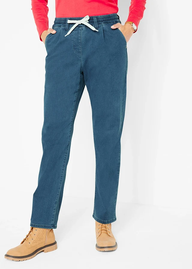 Jean chaud à empiècement taille confortable • bleu denim • product-page.page-title-suffix