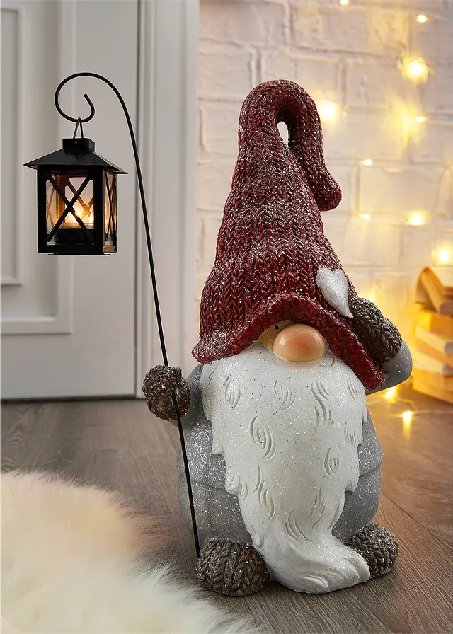 Dekoračná figúrka s lucernou