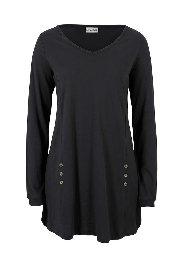 Longshirt van puur katoen