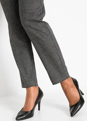 Pantalon chino à carreaux • noir blanc carreaux • Boutique bonprix
