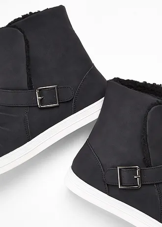 Zimní kotníková obuv • černá • bonprix obchod