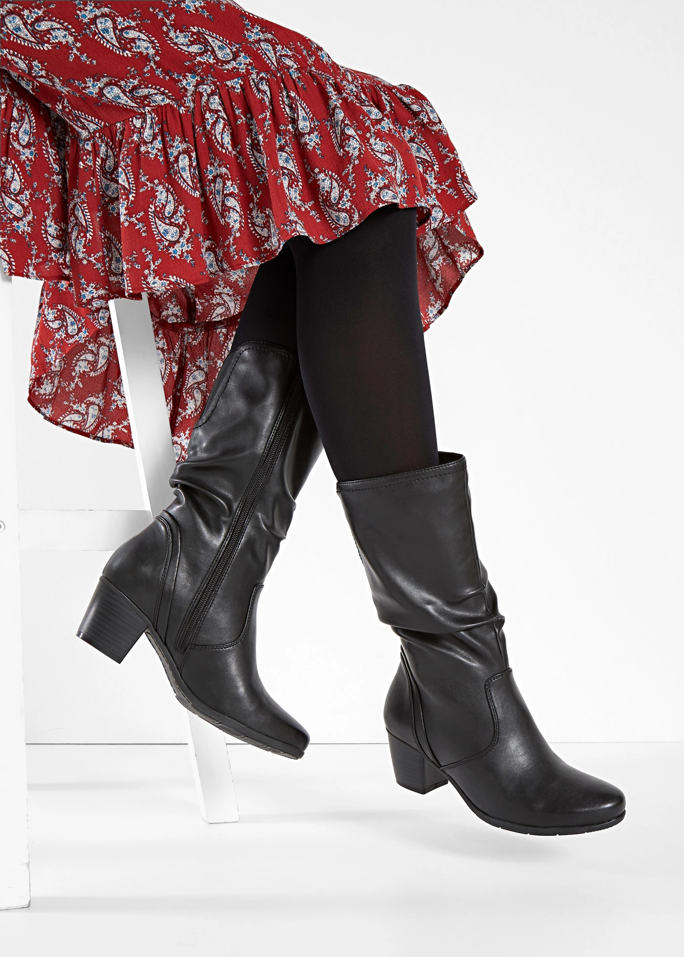 Kozačky značky Jana • černá • bonprix obchod