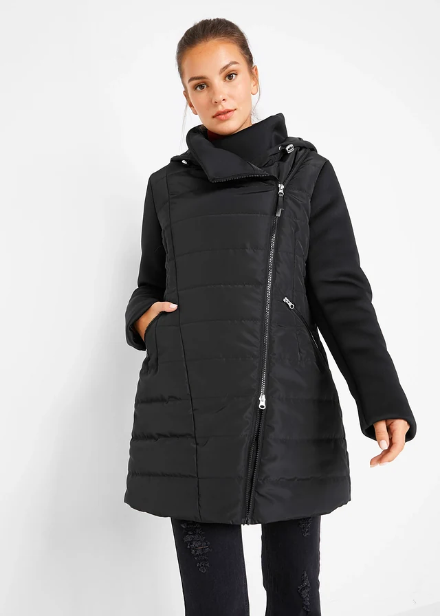 Parka rembourrée, Couleur: noir
