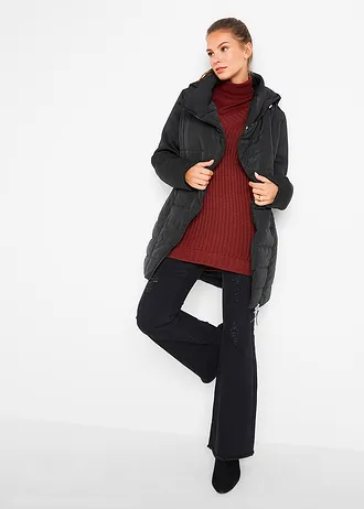 Steppelt kabát • fekete • bonprix áruház