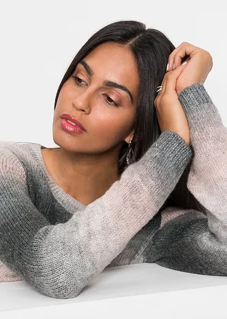Trui met kleurverloop • roze - antraciet • bonprix online shop