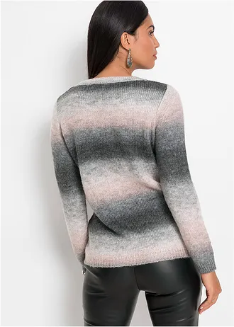 Trui met kleurverloop • roze - antraciet • bonprix online shop