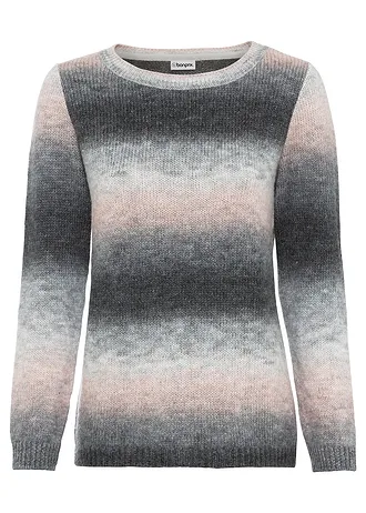 Trui met kleurverloop • roze - antraciet • bonprix online shop