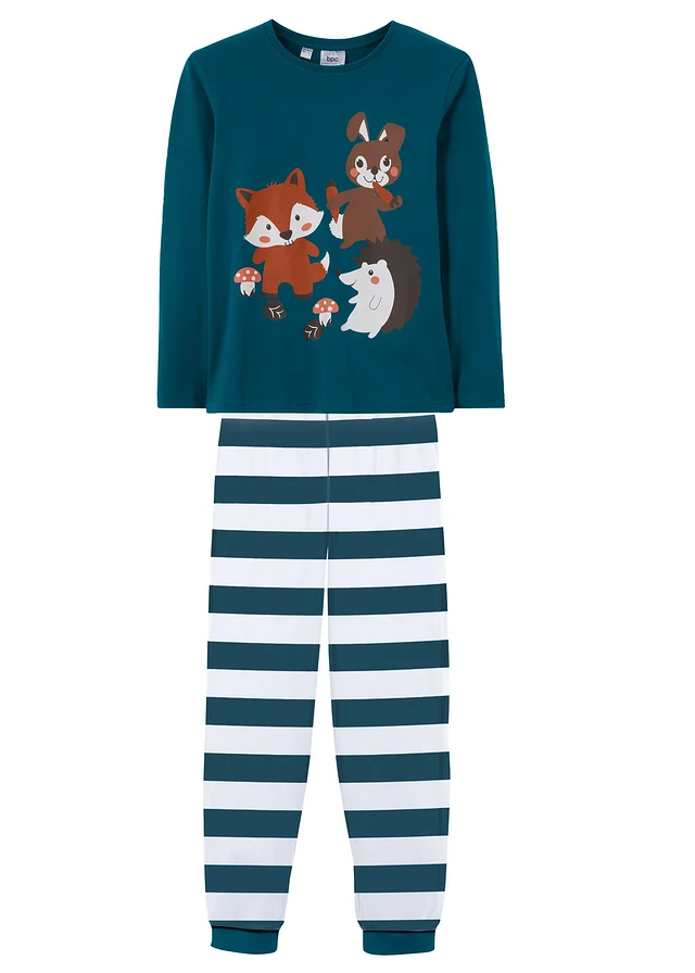 Pyjama van biologisch katoen (2-dlg. set)