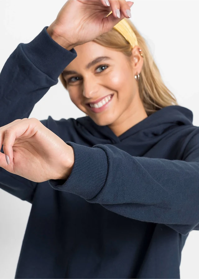 Robe sweat 2en1 • bleu foncé/jaune • product-page.page-title-suffix