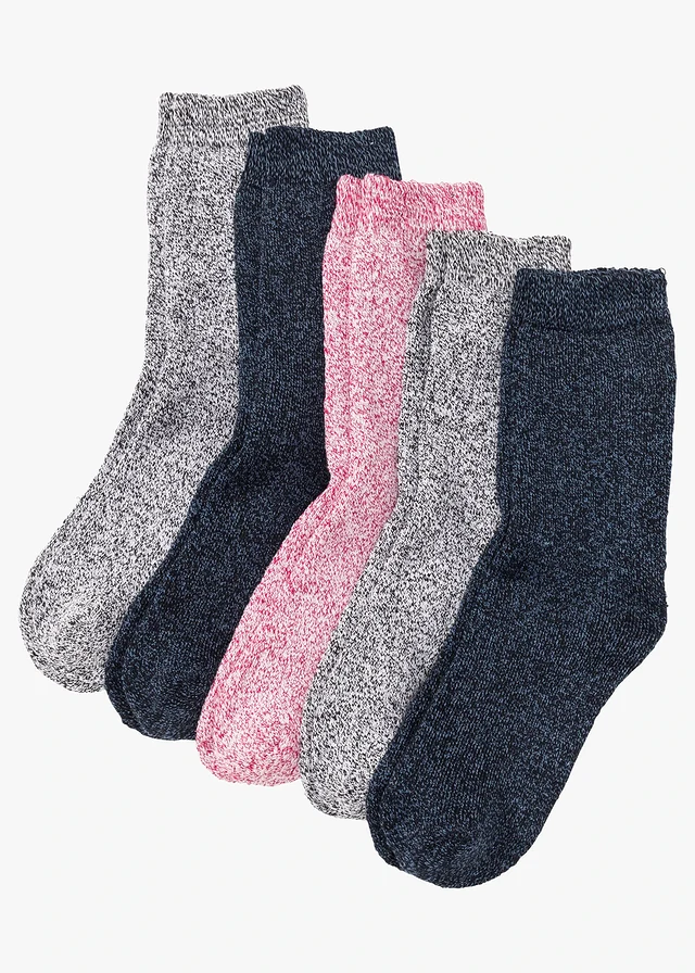 Frotté thermosokken (5 paar)